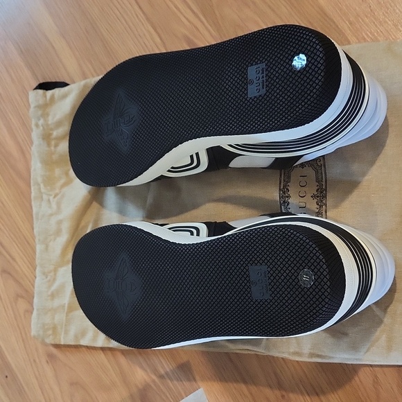 NIB Gucci Men’s Lace-Up Sneakers Sz11 - Picture 10 of 12